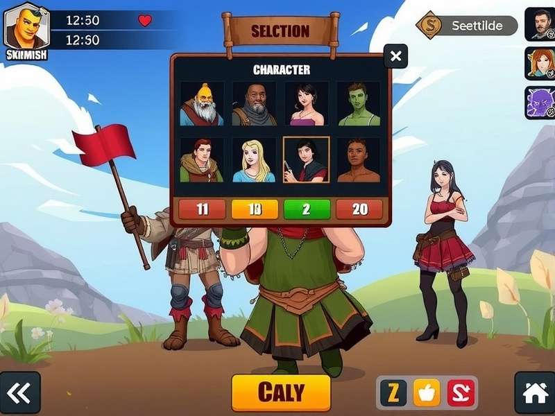 Sizzling Mustard Skirmish Character Selection